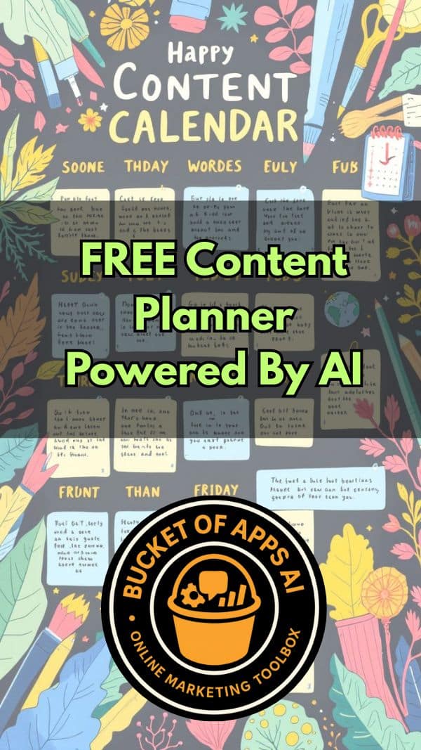 FREE Content Planner Powered By AI